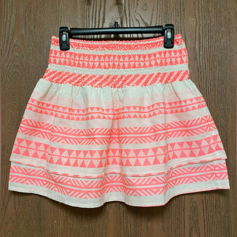 Francesca’s Smocked Mini Skirt